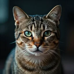 an amazing award winning portrait photo of a cool cat, film noir, very detailed and sharp, 4k hdr, cinematic masterpiece, volumetric lighting, stunning