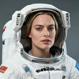 margot robbie as an astronaut, sharp, 4k, HD