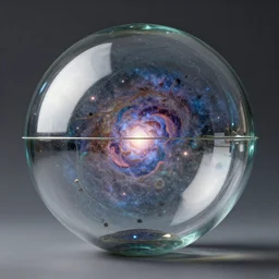 the universe is a glass spheroid region 7 0 5 meters in diameter, art nouveau, by jan jansz treck and ( ( jan davidz de heem ) ) and ( ( ( lisa frank ) ) ), 8 k, sharp focus, octane render