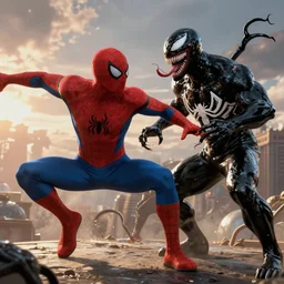 Spider-Man brawl with Venom live action fight scene by Emmanuel Lubezki