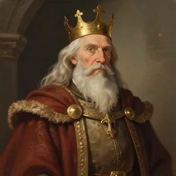portrait of a medieval old king, elegant, highly detailed, digital painting, artstation, smooth, art by studio ghibli and disney and and tom whalen, 8 k