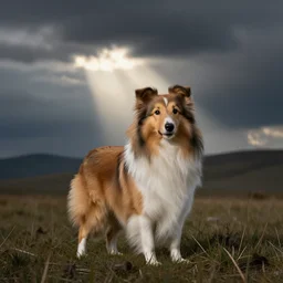 a sheltie by beksinski, detailed