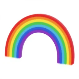 rainbow wallpaper, isometric