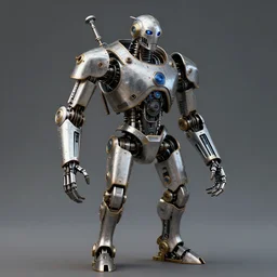 bellator mechanicus ab antiquo romano fabro designatus. fantastica humanoideus, structura virtutis roboticae, intuitu inpendet. ultimate golem, embodiment of the legion. belli apparatus. perquam mina. alta definitio imaginis