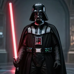 darth vader without any clothing on