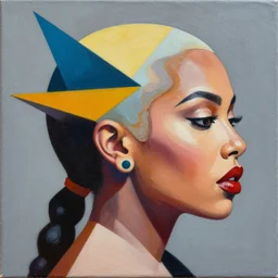 Supreme x Lil Kim Profile Picture by Sachin Teng, asymmetrical, Organic Painting , Matte Painting,  geometric shapes, hard edges, graffiti, street art,:2 by Sachin Teng:4