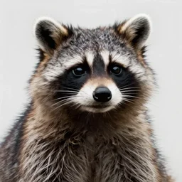beautiful raccoon by don bluth, artstation, elegant, highly detailed, digital painting, concept art, smooth, sharp focus, watercolor, art by greg rutkowski