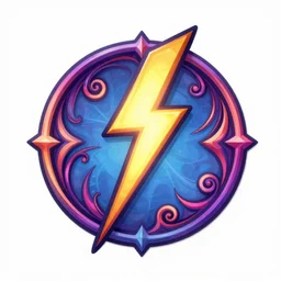 lightning mage spell icon, d & d, gloomhaven, rpg skill concept art, art nouveau, swirly vibrant color lines, fantastically gaudy, aesthetic octane render, 8 k hd resolution, album art divine holy symbol spell effect, digital art, photorealistic, art by greg rutkowski, hyperdetailed, western comic style, comic, comic style, sharp lineart, professional lighting, deviantart, artstation, trevor henderson, rossdtaws, ilya kuvshinov, cushart krentz, gilleard james, cinematic, dramatic