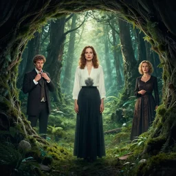woman discovers a portal to a mystical land, mikko lagerstedt, andreas aschenbach, tasha tudor