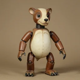old photo of animatronic