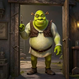 Shrek found inside a room in Escape from Tarkov