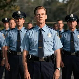 Steve Buscemi in a police line up 1950s photo