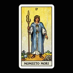 Memento mori tarot card