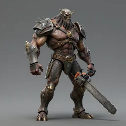 alive long chainsaw with muscular arms and legs. chainsawheaded, full - length portrait, concept art, extremely high details, octane render, artstation contest winner, digital art by zdzislaw beksinski, wayne barlowe, dariusz zawadzki. masterpiece