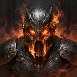 symmetry!! doomguy, doomguy helmet, hard edge, fire and smoke effects, intricate, darkness, highly detailed, digital painting, artstation, concept art, smooth, sharp focus, illustration, dreamlike, art by artgerm