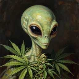 cannabis alien guy drawn by ralph mcquarrie