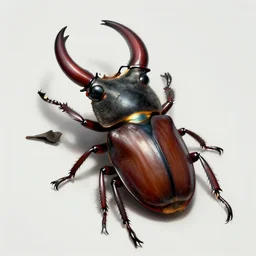 horse stag beetle hybrid, art by artgerm and greg rutkowski and magali villeneuve, d & d, fantasy, highly detailed, digital painting, trending on artstation, concept art, sharp focus, illustration