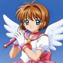 Cardcaptor Sakura as a 1960s anime, cel animation, very detailed