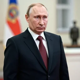 color photo of Vladimir Putin Tito, cinestill 800t, high quality, criterion collection