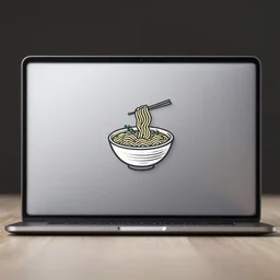 a noodle logo macbook
