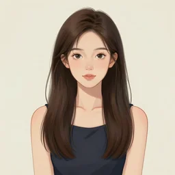 realistic tender sweet portrait of a young woman symmetrical eyes, perfect posture, portrait illustration, trending on artstation, characterdesign, sharp focus, illustration, art by ruan jia, ghibli, elena shumilova, leah robinson