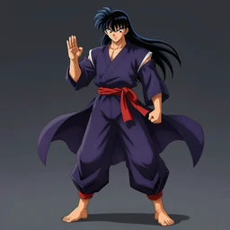 full body character portrait of martial artist / sorcerer in the style of akira toriyama in the style of moebius trending on artstation deviantart pinterest detailed realistic high resolution hd 8 k in color