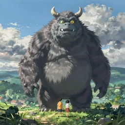 A Giant Monster by Makoto Shinkai