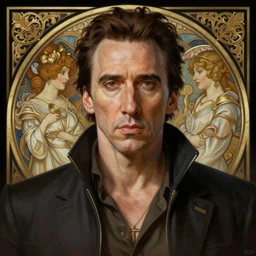 portrait of cyperpunk nicholas cage, fantasy, intricate, elegant, highly detailed, digital painting, artstation, concept art, smooth, sharp focus, illustration, art by artgerm and greg rutkowski and alphonse mucha