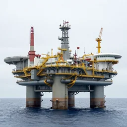 ekofisk complex oil platforms