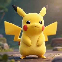 pikachu concept art, highly detailed, great cinematic lighting, 8 k, depth of field, 3 d, art by greg rutkowski, trending on artstation, cinematographic shot