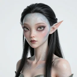 single - eyed beautiful female alien