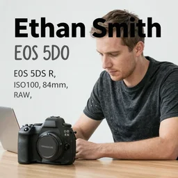 Ethan Smith writing his next guide, (EOS 5DS R, ISO100, 84mm, RAW, postprocessed, facial features)
