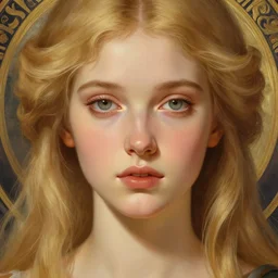 perfectly feminine face!! portrait of young wife blessed by god with ever - increasing physical mental perfection, blonde, symmetrical! intricate, sensual features, highly detailed, biblical divine holy perfection!! digital painting, artstation, concept art, smooth, sharp focus, illustration, art by artgerm and greg rutkowski and alphonse mucha