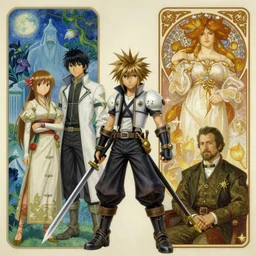 detailed illustrations the kingdom hearts 3 set in the world of avatar, artstation, painting by gaston bussiere and ruan jia and conrad roset and alphonse mucha and bouguereau and fenghua zhong,