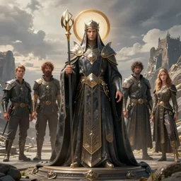 holy archmage, unreal engine, fantasy art by greg rutkowski, loish, rhads, ferdinand knab, makoto shinkaib and lois van baarle, ilya kuvshinov, rossdraws, tom bagshaw, global illumination, radiant light, detailed and intricate environment by fromsoftware, spiritual, colorful, fantasy landscape