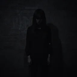 50mm f1.8 photography of a gloomy and dark liminal space, megalophobia