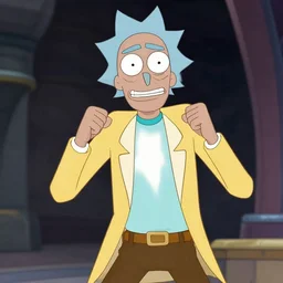 Rick Sanchez in one punch man 4K detailed Digital art