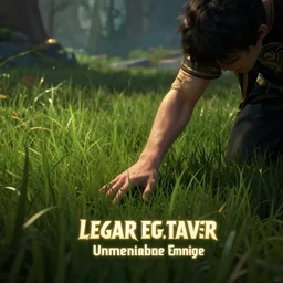 league of legends player touching grass, picturesque, dramatic lighting, raytracing, 8 k uhd, unreal engine, octane render, award winning