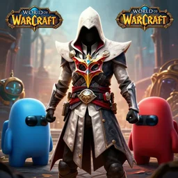 assasin creed amulet in world of warcraft wearing by among us characters