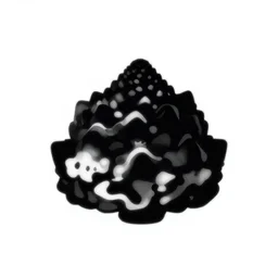 black logo romanesco simple illustrator on white background