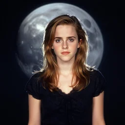 photo, emma watson, film still from the grand old trip the moon ( 1 9 2 2 ), kodak ektachrome 1 2 0, 2 6 mm,