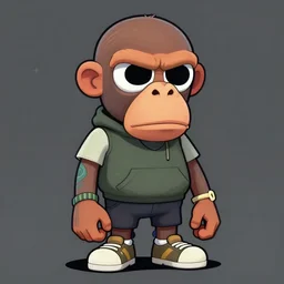bored ape club, digital art, detailed, ironic