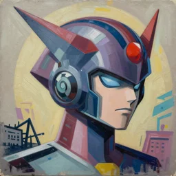 Char Aznable profile picture by Sachin Teng, asymmetrical, Organic Painting , Matte Painting,  geometric shapes, hard edges, graffiti, street art:2 by Sachin Teng:4
