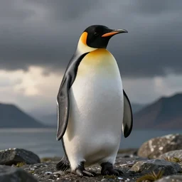 a shoggoth penguin hybrid, a shoggoth crossed with a penguin