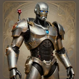 photography of robocop, deep focus, d & d, fantasy, intricate, elegant, highly detailed, digital painting, artstation, concept art, matte, sharp focus, illustration, hearthstone, art by artgerm and greg rutkowski and alphonse mucha