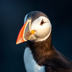 beautiful photo of a puffin, canon 5 d