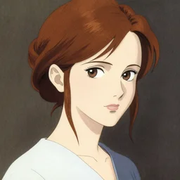 anime emma watson by by Hasui Kawase by Richard Schmid