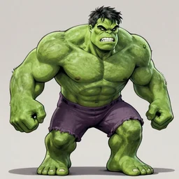 benjamin netanyahu as the green hulk, angry