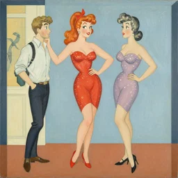 a pinup by gil elvgren and anna dittmann.