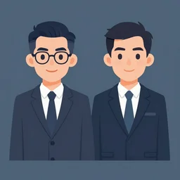 2 d character design, male accountant, vector art, digital art, portrait, 4 k, sharp focus, smooth, illustration, concept art, music artist